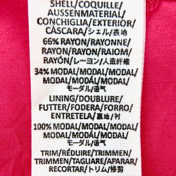 NEW! Free People Go Lightly Swing Dress V Neck Long Sleeve Boho Pink SZ M - Picture 14 of 15